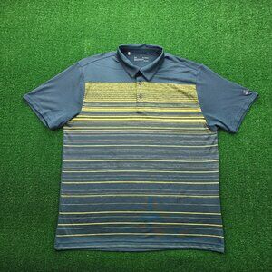 Under Armour Polo Shirt Mens XL Multicolor Short Sleeve‎ Golf Performance Casual